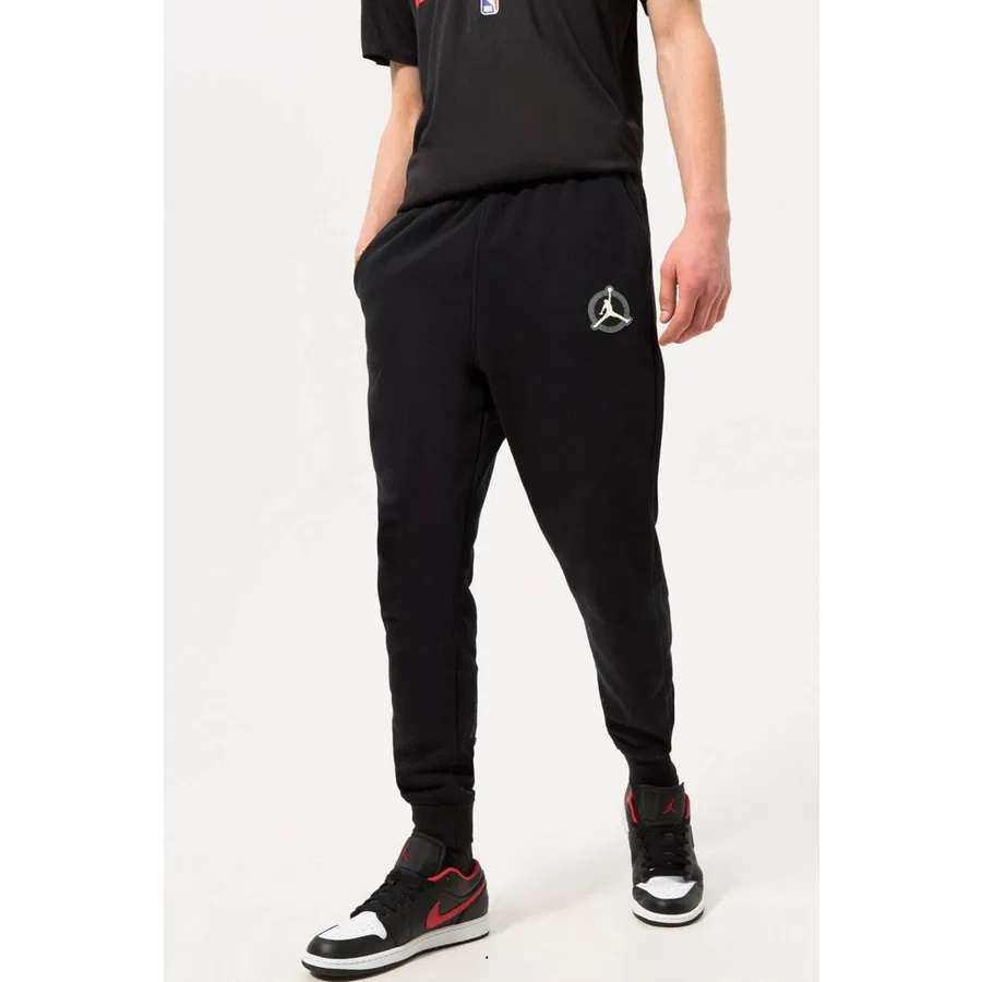 Спортивные штаны из футера с эластичным поясом Jordan Flight MVP HBR Fleece, Nike, Черный