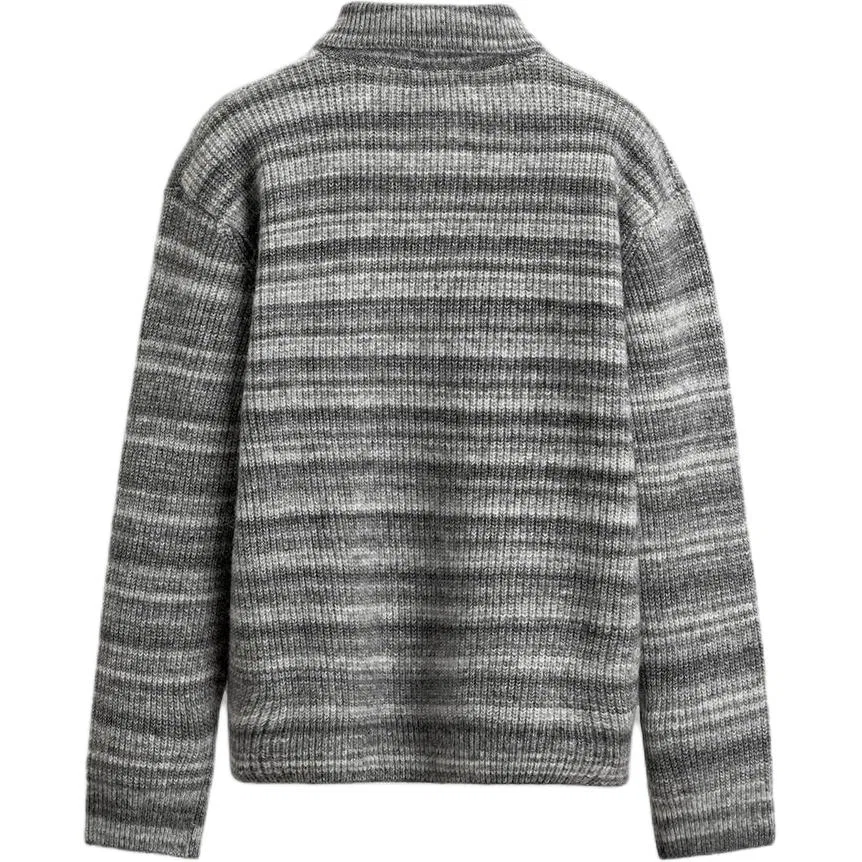 Мужское поло с воротником поло Модель Gray ZARA, Серый — фото 3