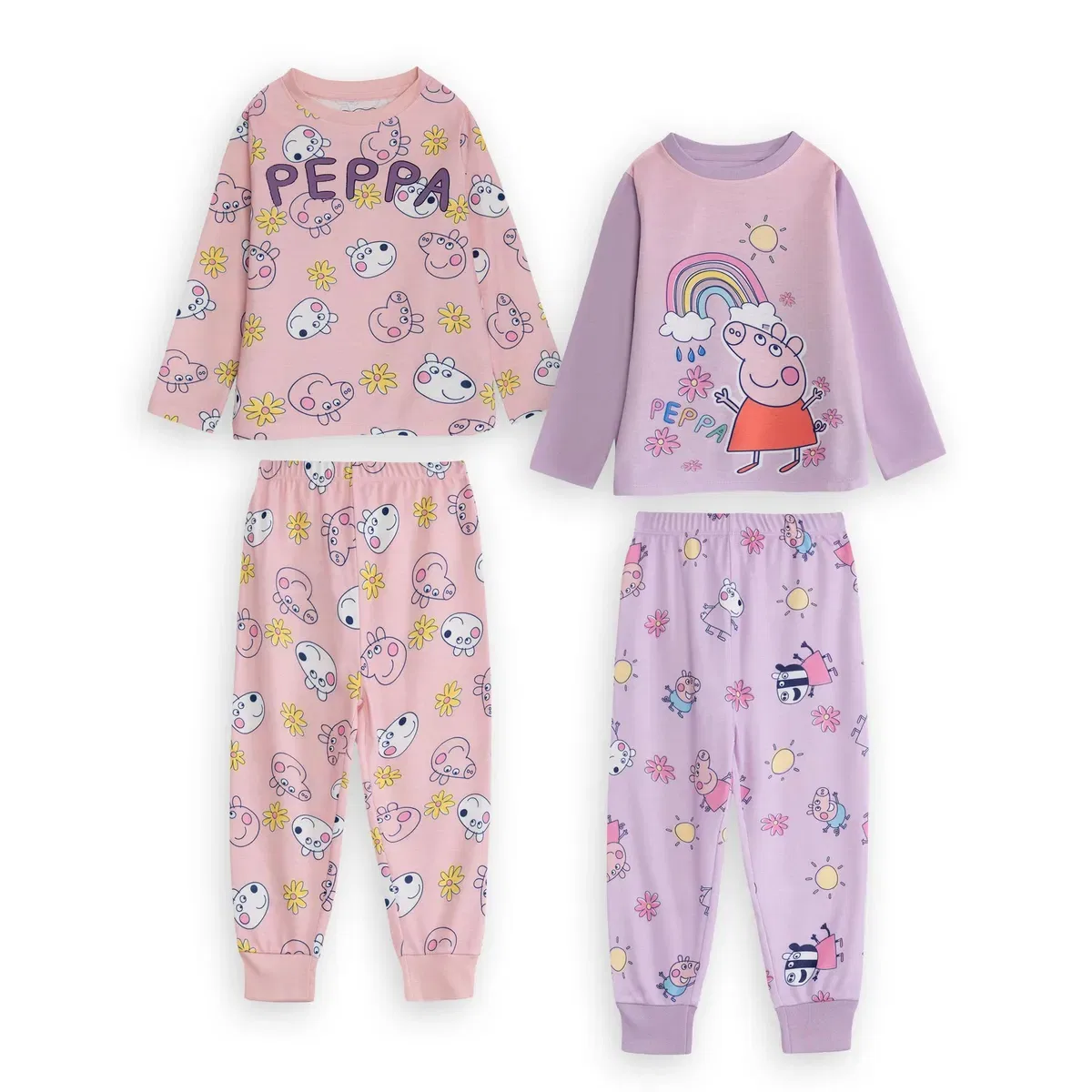 Детская пижама с длинным рукавом и длинной штаниной Character Peppa Pig, Multi