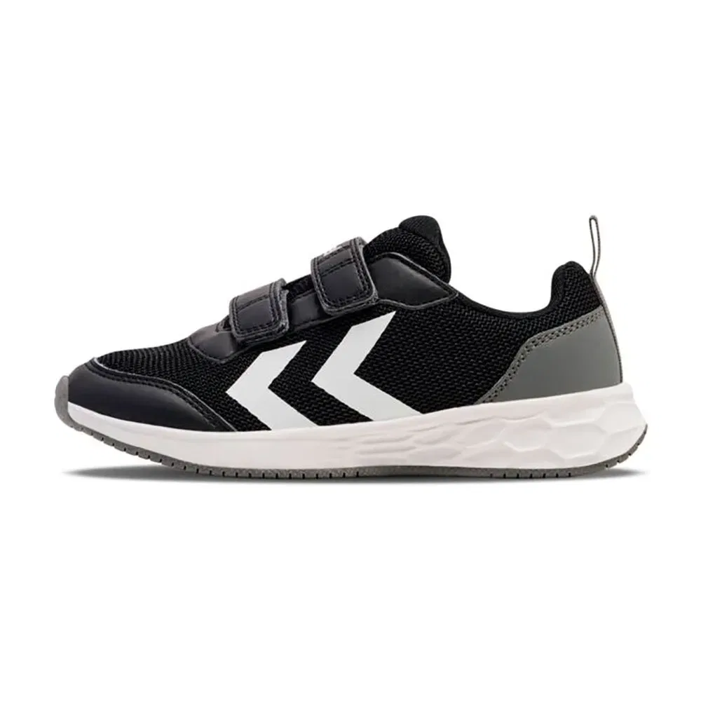 Детские кроссовки для девочек с липучками Turbo Run 1.0 Hummel, Black