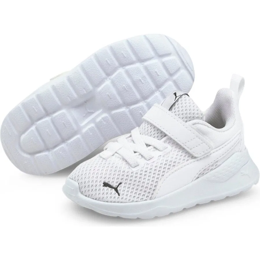Детские кроссовки с липучками Anzarun Lite Ac Inf Puma, Белый