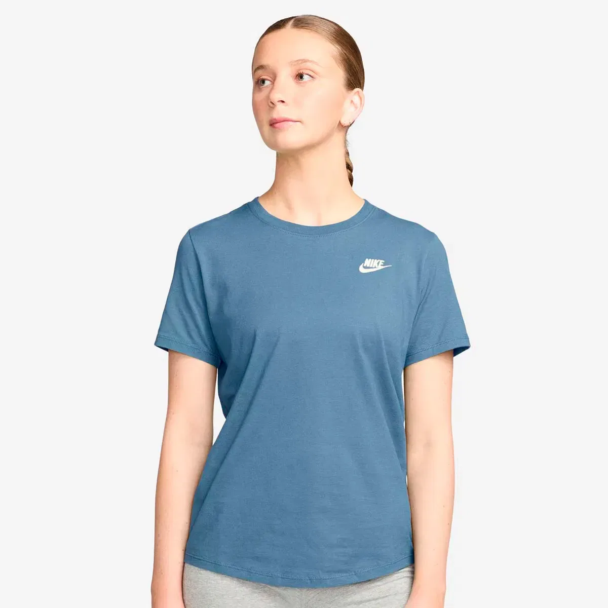 Женская футболка с коротким рукавом W Nsw Club SS Tee Nike, Azul