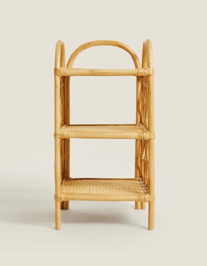 

Тумбочка Zara Home Rattan Bedside, деревянный