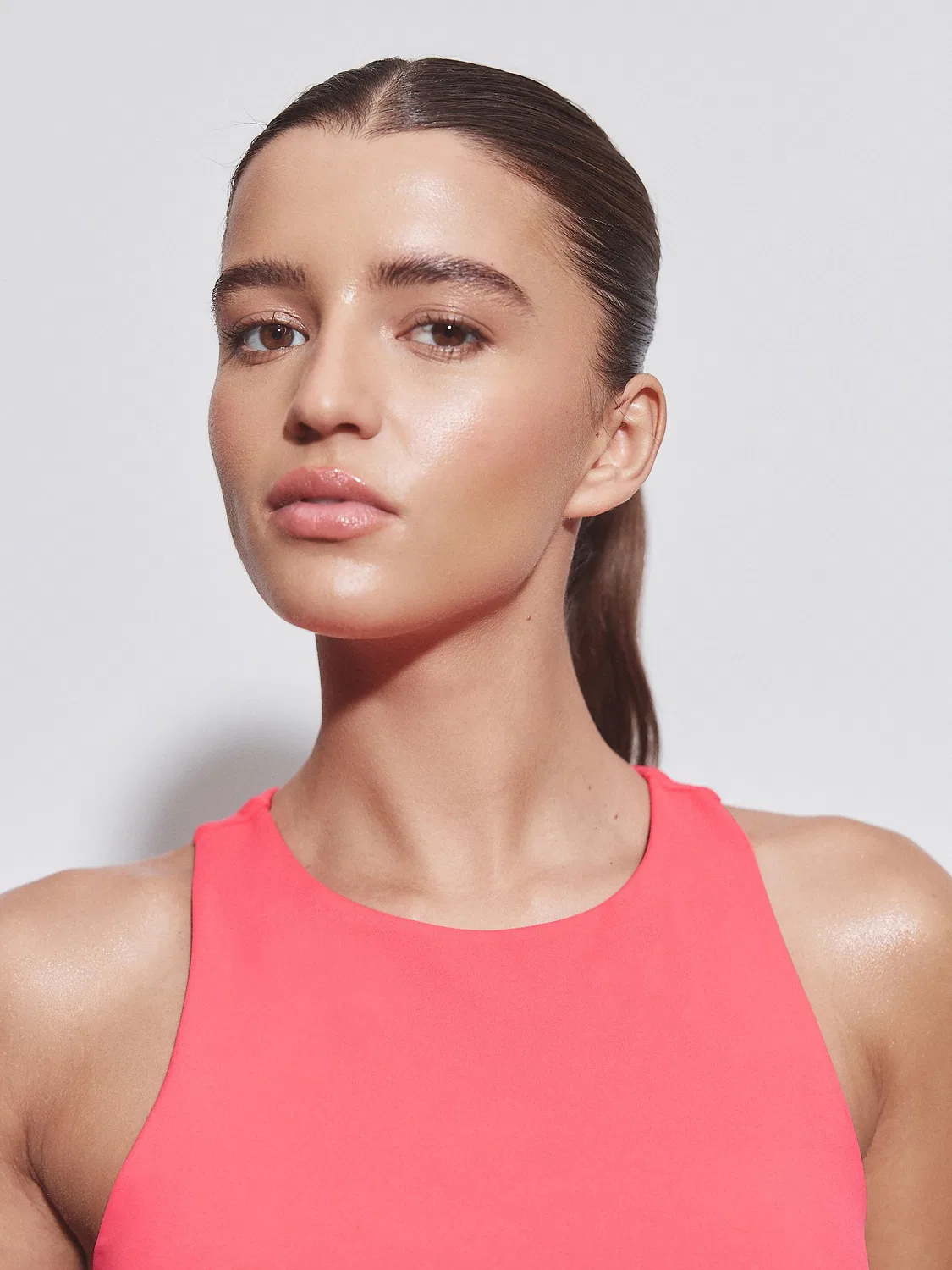 Топ спортивный с ракушкой, Pink Active Balance Next, розовый — фото 4