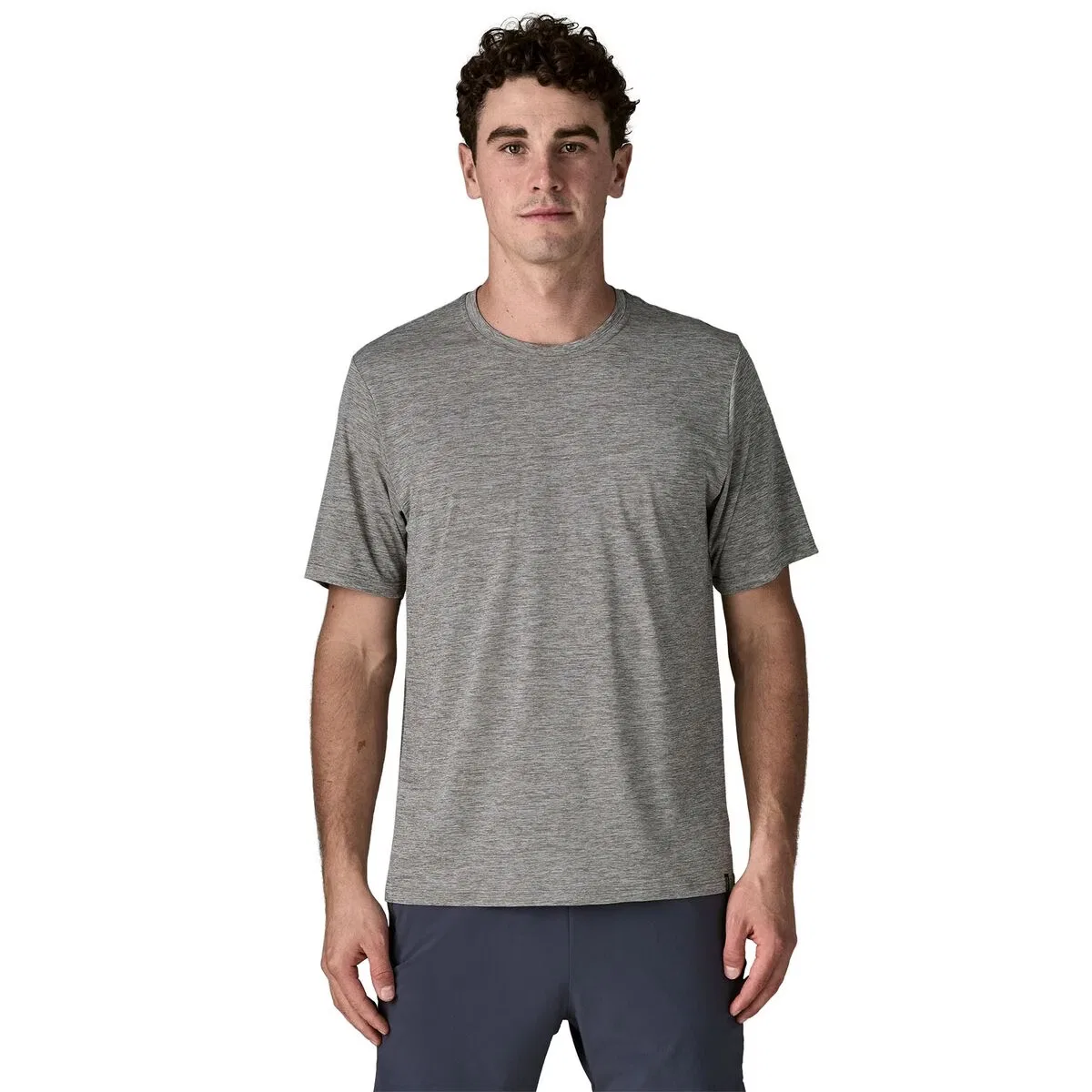 Мужская футболка с коротким рукавом из полиэстера Capilene Daily Patagonia, Feather Grey