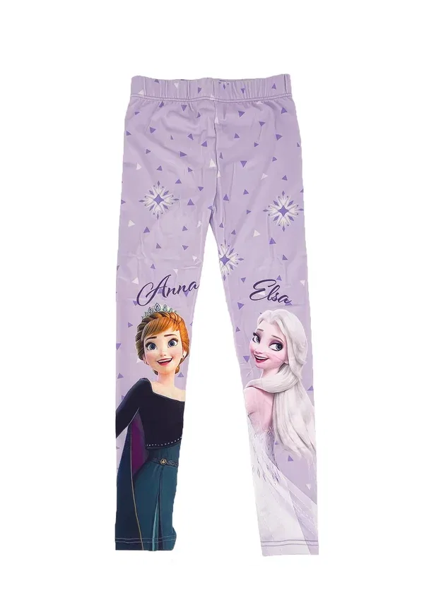 Комплект Анна и Эльза (2 предмета): леггинсы, брюки Disney Frozen, мультиколор — фото 3