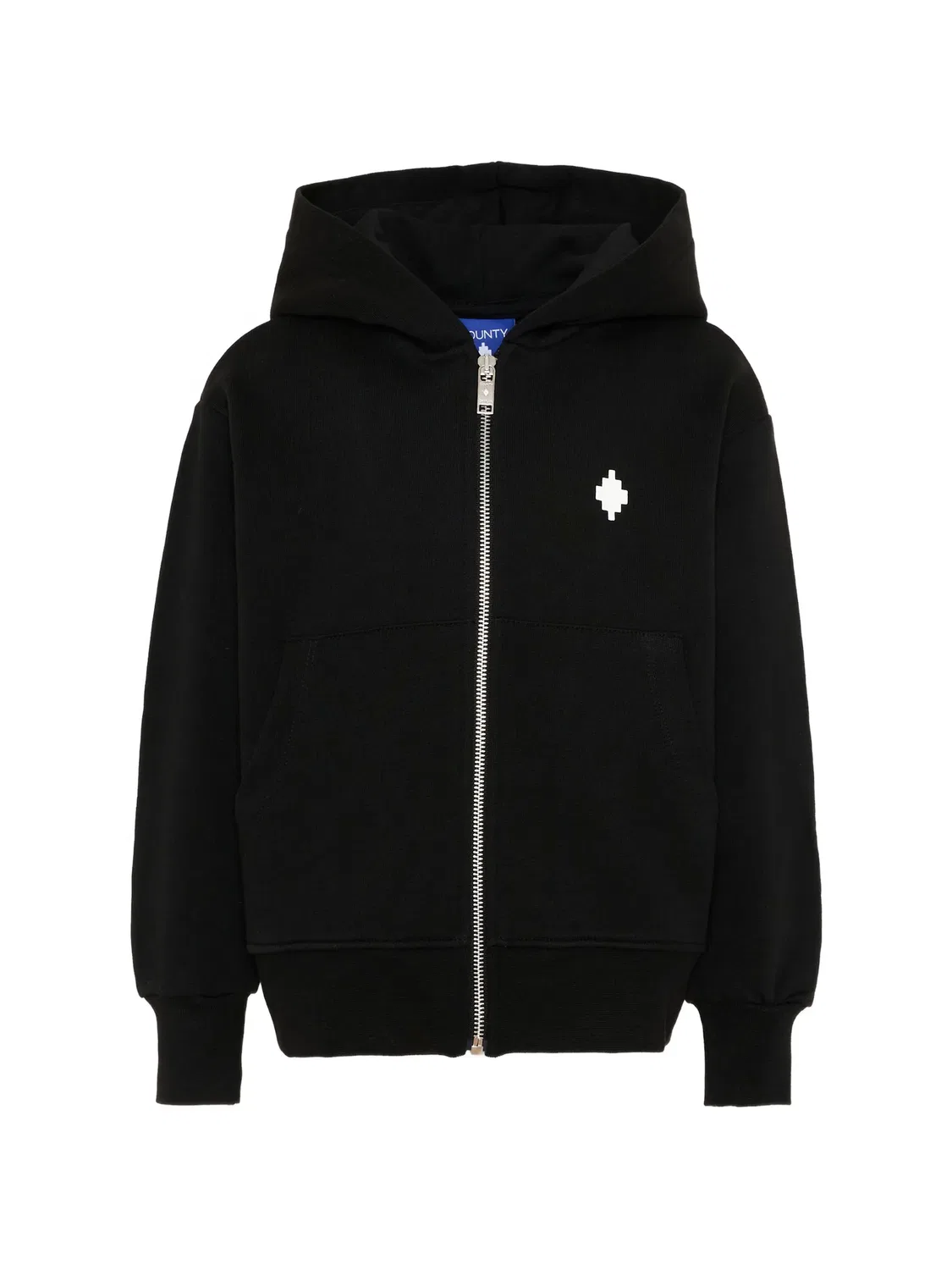 Толстовка с капюшоном на молнии Marcelo Burlon County of Milan, черный