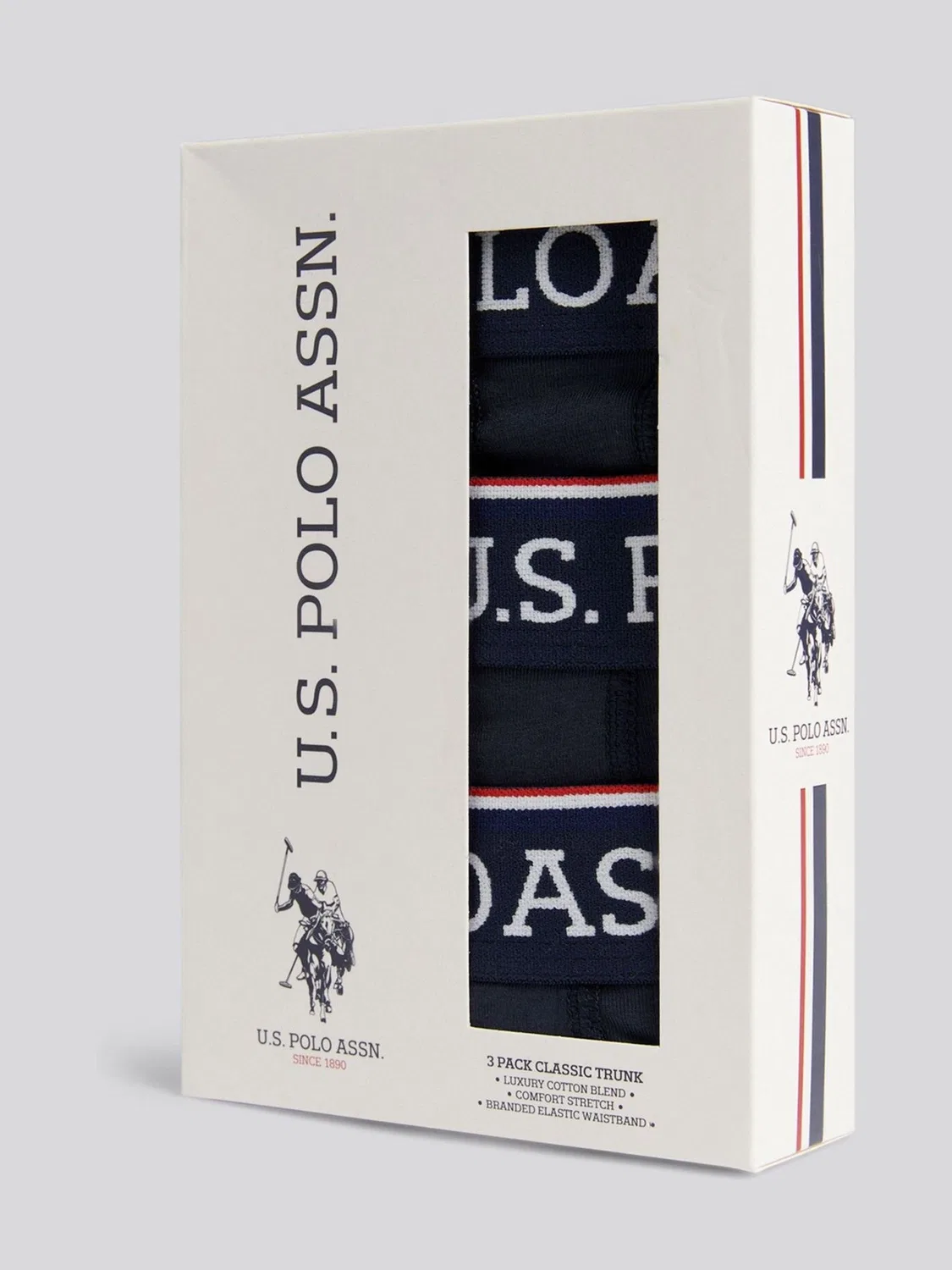 Трусы 3 шт. U.S. Polo Assn. Blue — фото 3