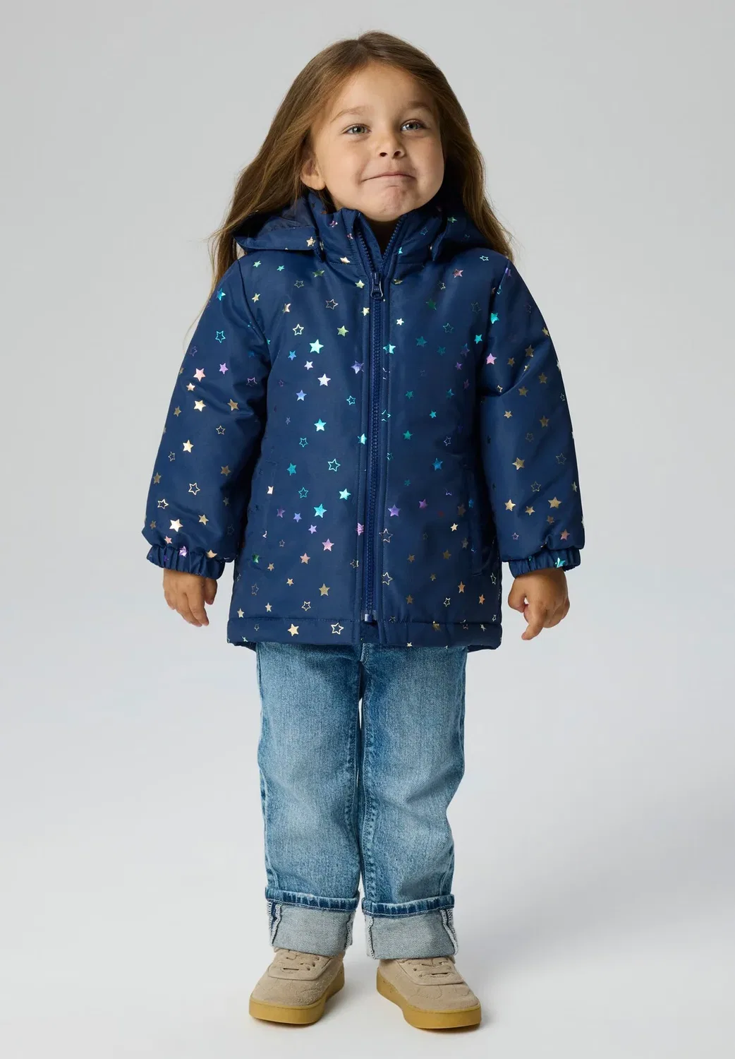 Nmfmaxi jacket pa foil aop noos - зимнее пальто Name It, Naval Academy Aop Star