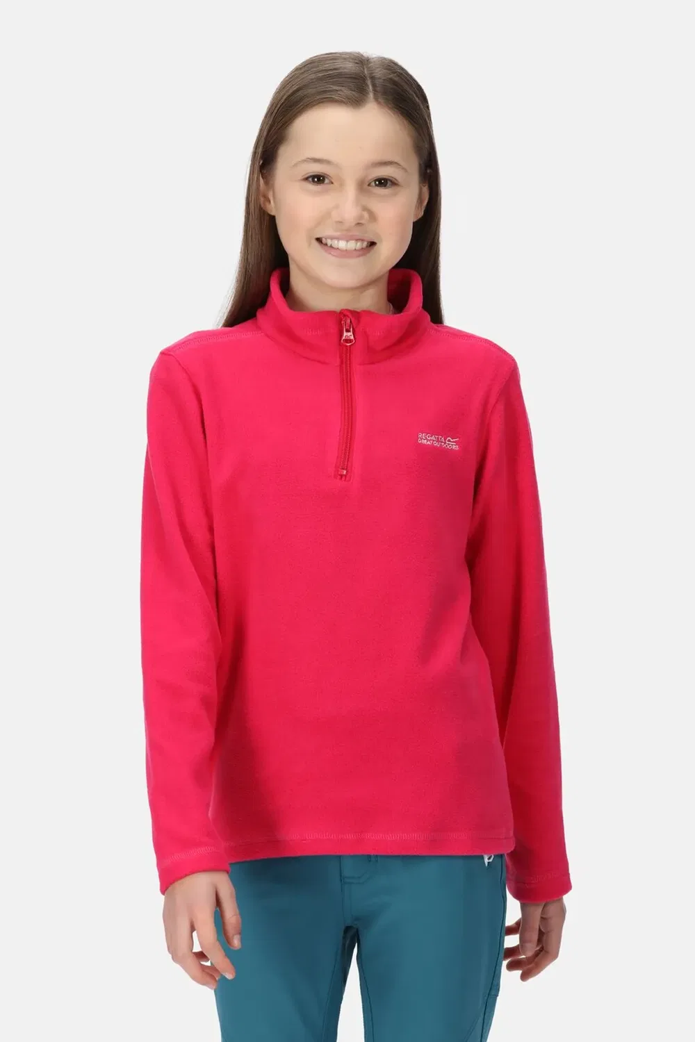 Флисовая кофта с полузамком Hot Shot II Active Half Zip, Regatta, Pink — фото 2