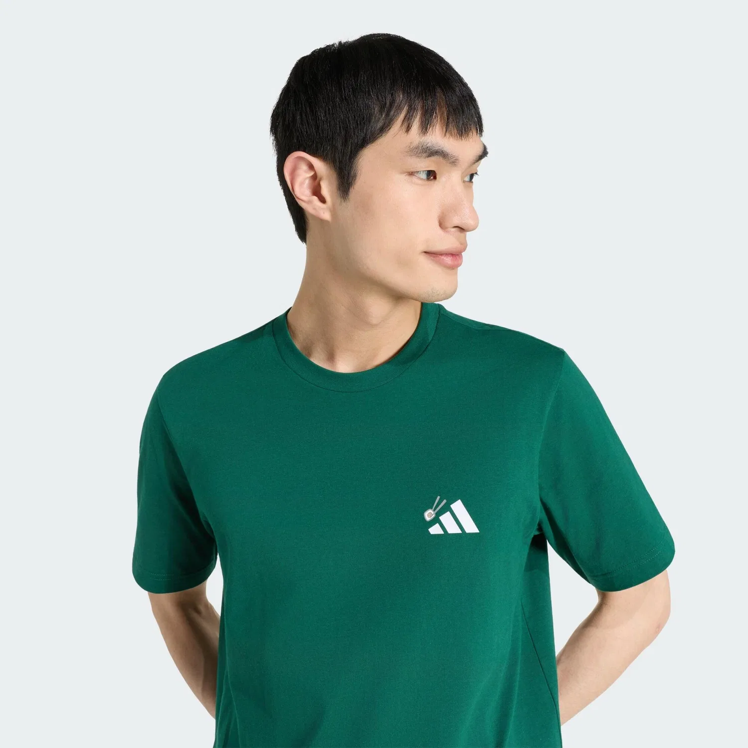 Мужская футболка с принтом Sushi Grafik T-Shirt Adidas, Green — фото 4
