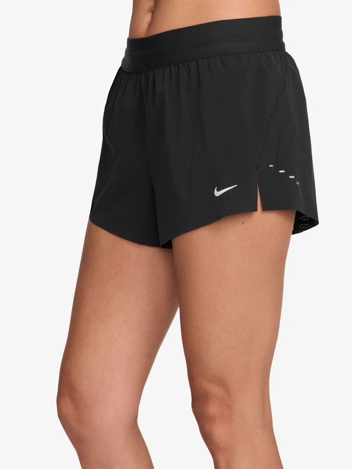 Шорты беговые с подкладкой Nike Swift Breathe, черный — фото 3
