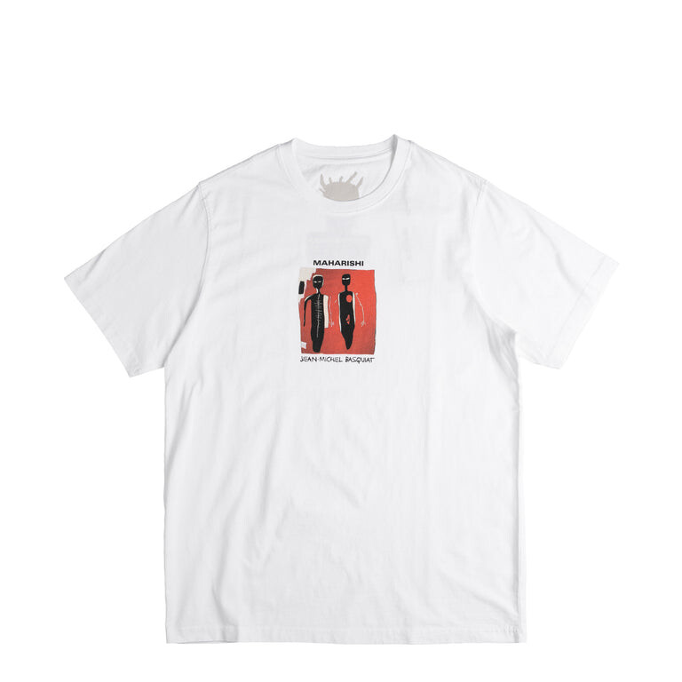 

Рубашка X Jean-Michel Basquiat Nu-Nile T-Shirt Maharishi, белый
