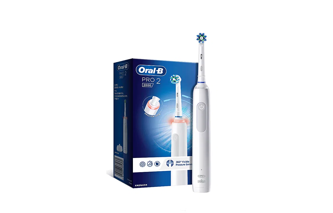 Электрическая зубная щетка Deep Clean Gentle Care PRO 2, Oral-B, Blue — фото 2