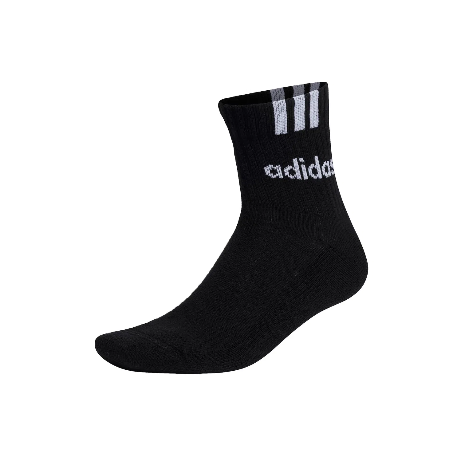 Носки кроссовочные с амортизацией Adidas Originals, Black/White — фото 3