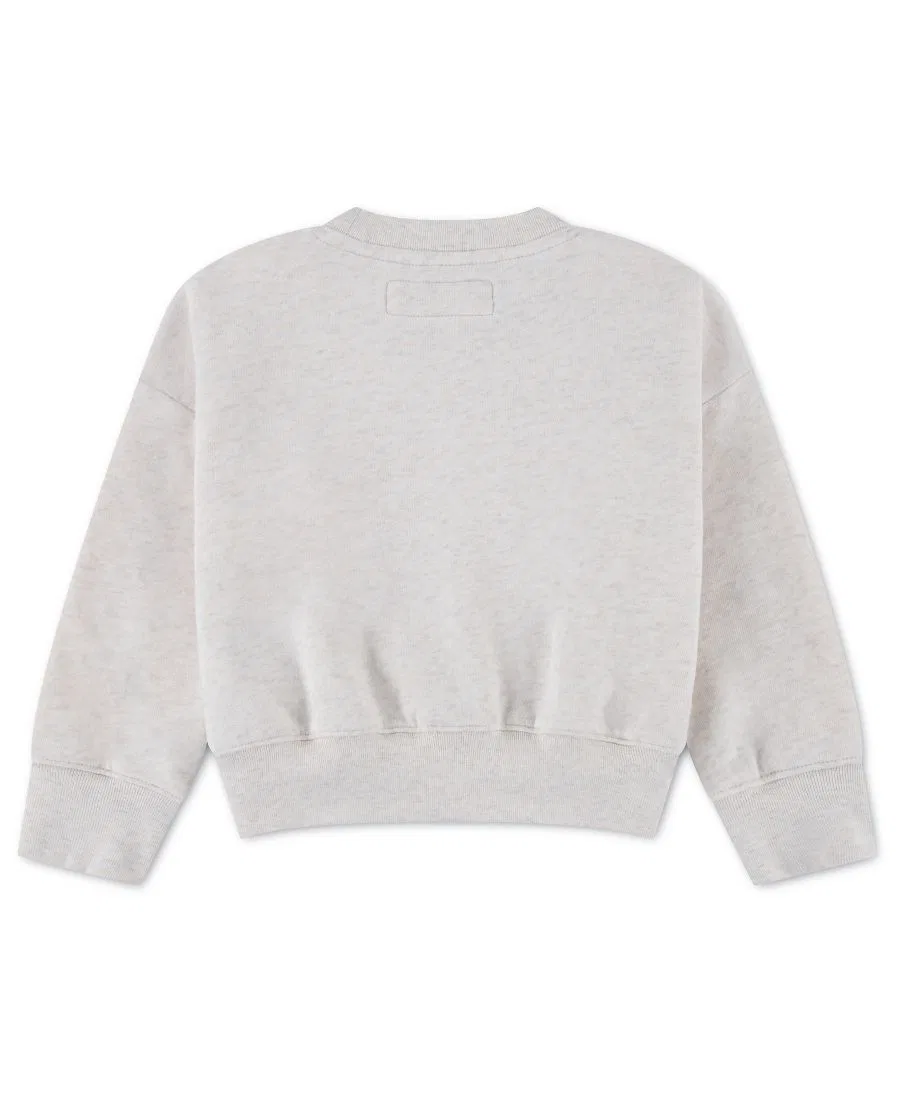 Детский свитшот с графикой 92 Sports League abercrombie kids, Oatmeal Heather — фото 2