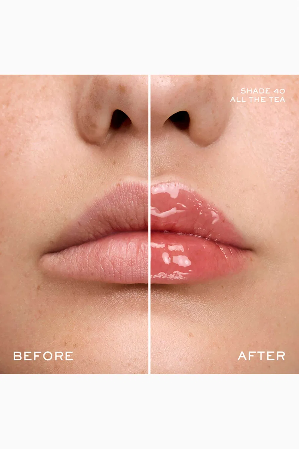 Блеск для губ увлажняющий Idôle Juicytreat Juicy Oil-in-Gloss Lancôme, коричневый — фото 4