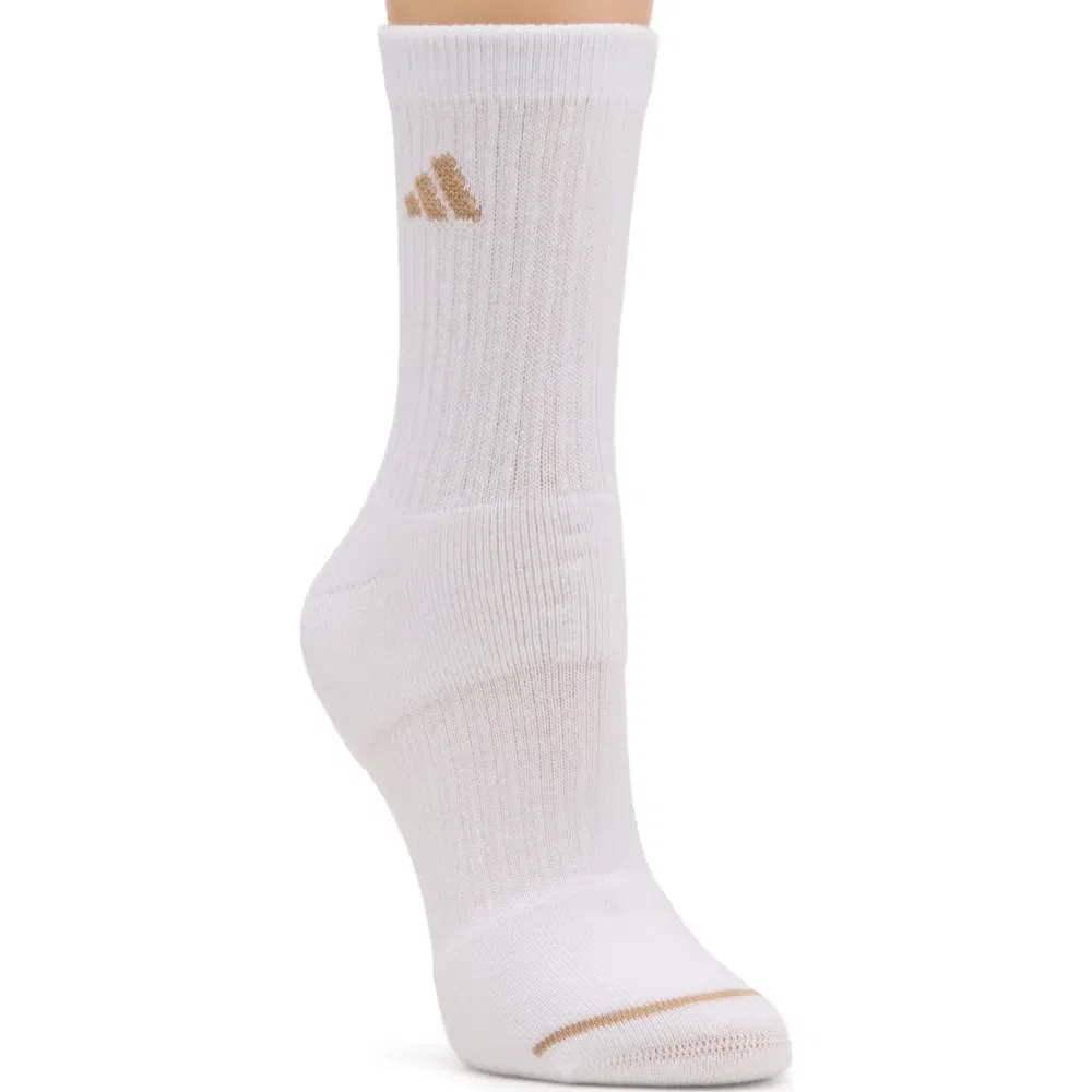 Мужские спортивные высокие носки 4.0 с амортизацией комплект из 3 штук Adidas, Beige/White/Black — фото 3