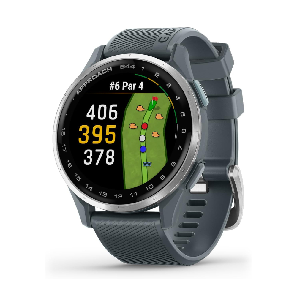 

Умные часы Garmin Approach S44, 43 мм, Bluetooth, серебристый/серый