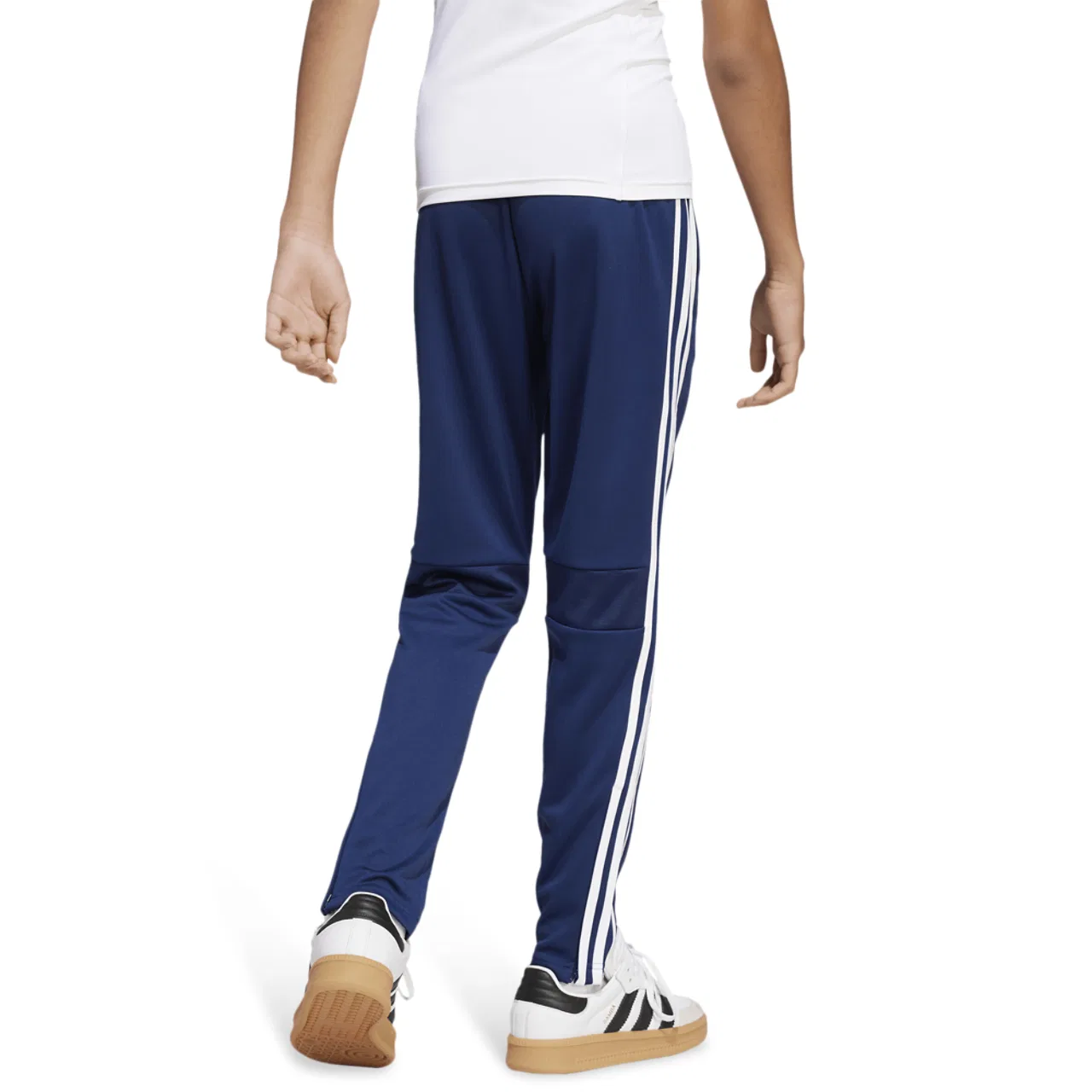 Брюки тренировочные для мальчиков Tiro 25 Essentials Adidas, цвет Team Navy Blue/White — фото 2