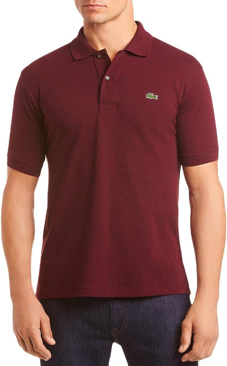 

Lacoste мужская классическая поло L.12.12 с коротким рукавом, зеленый крокодил, Vine Chine