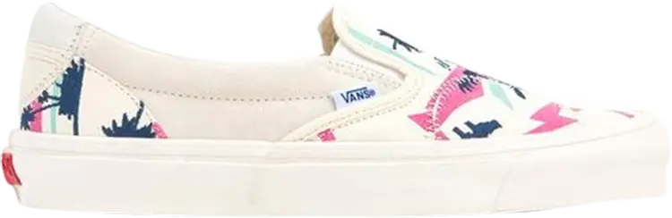 

Кеды Vans Classic Slip-On LX Bricolage, белый