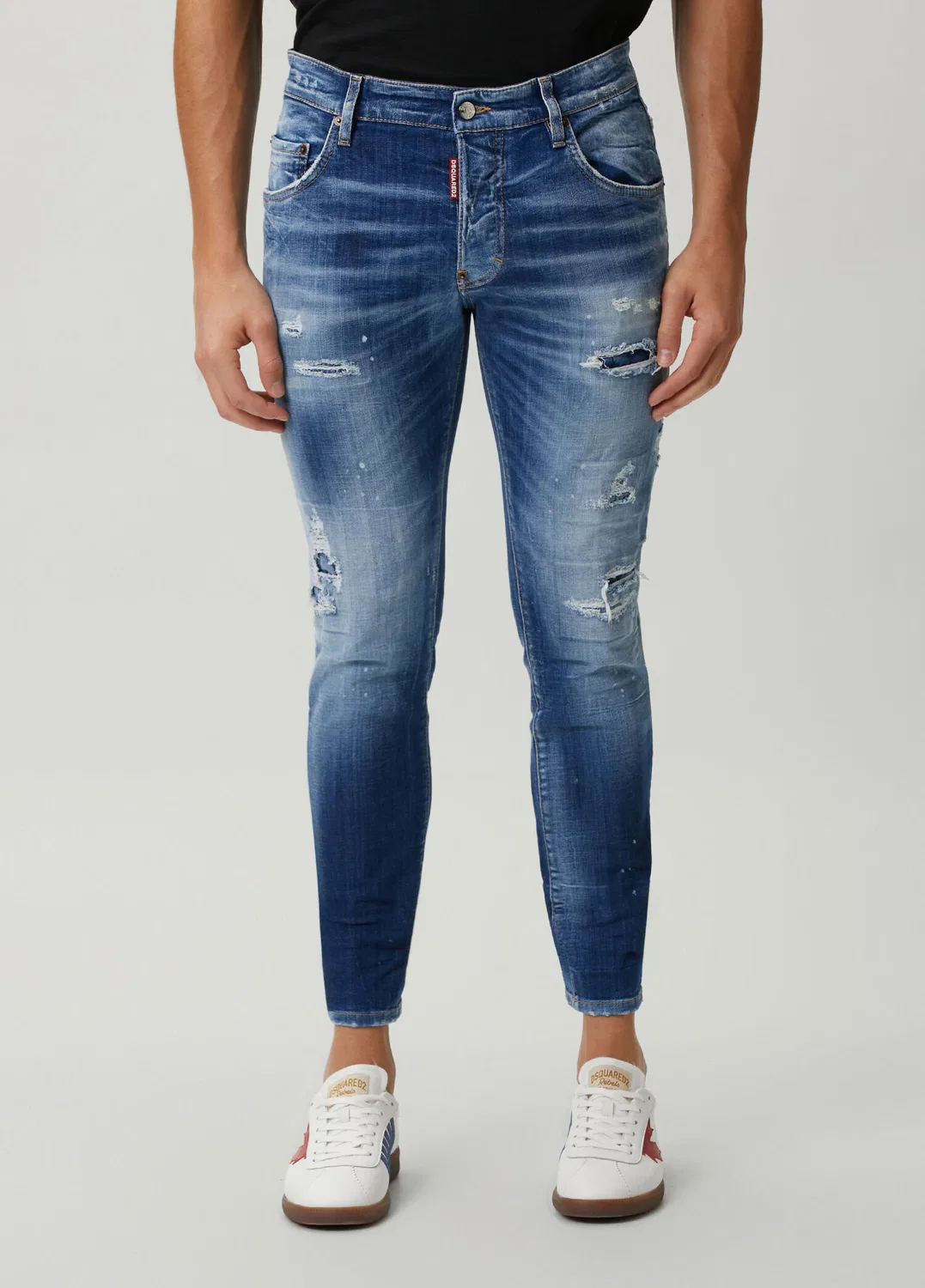 Джинсы Dsquared2 Skater, blue — фото 2