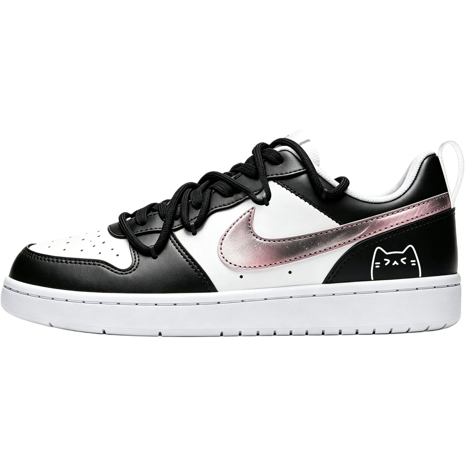 Детские кроссовки для скейтбординга с закрытым носком, Court Borough 2, Nike, Pink