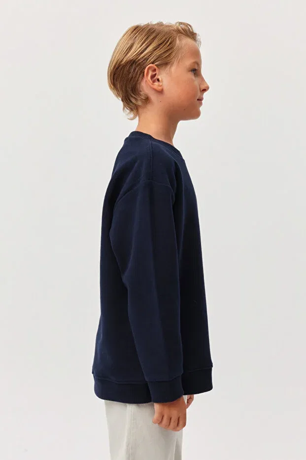 Детские свитшот для мальчиков с длинным рукавом Paulmark, Navy Blue — фото 3