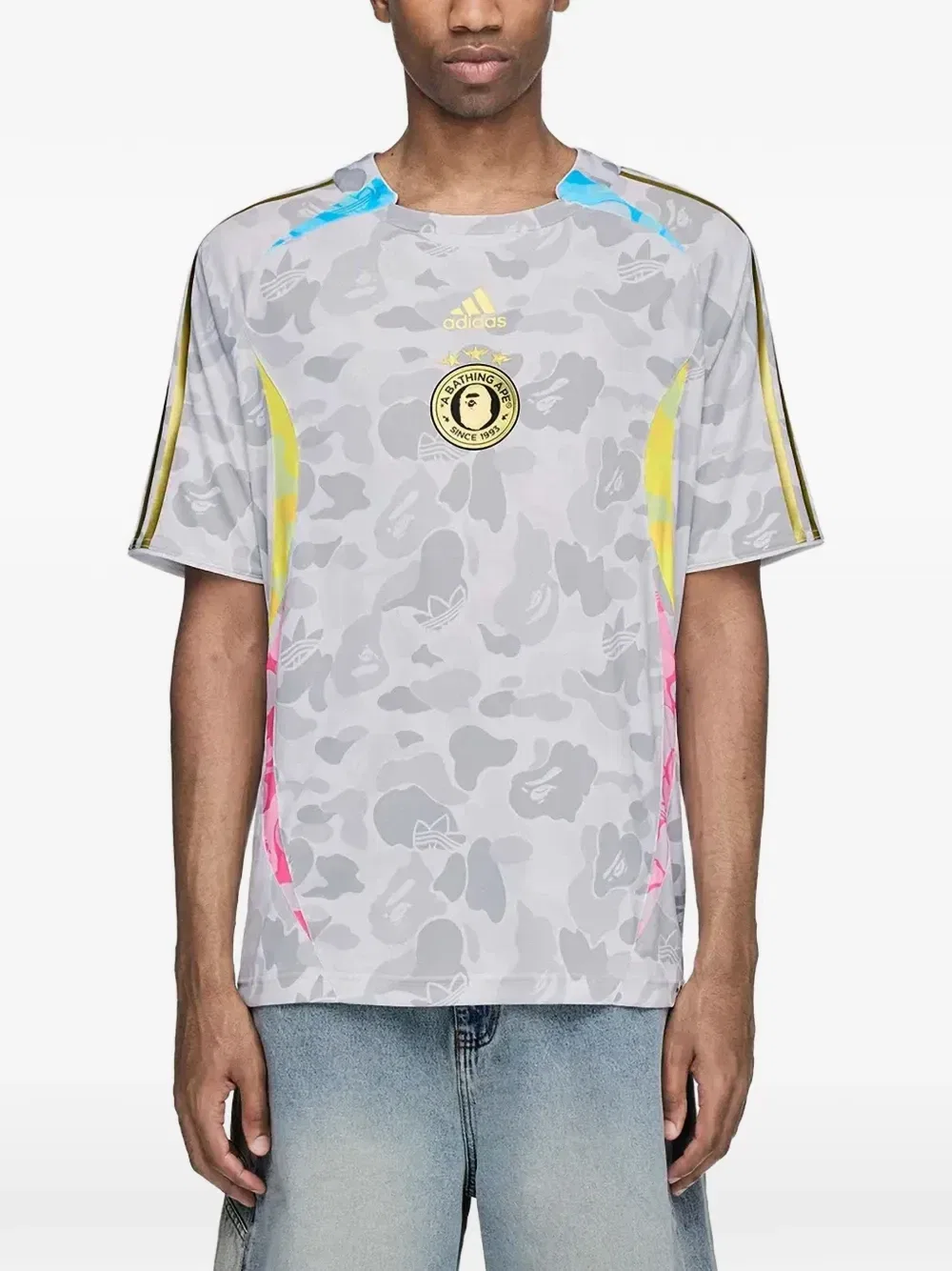 Футболка adidas X A Bathing Ape Teamgeist, серый
