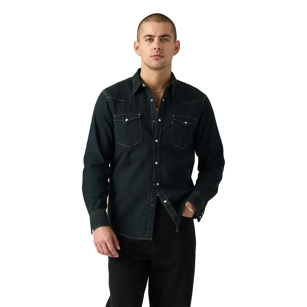 Мужская рубашка с длинным рукавом Barstow Western Levi's, Blue