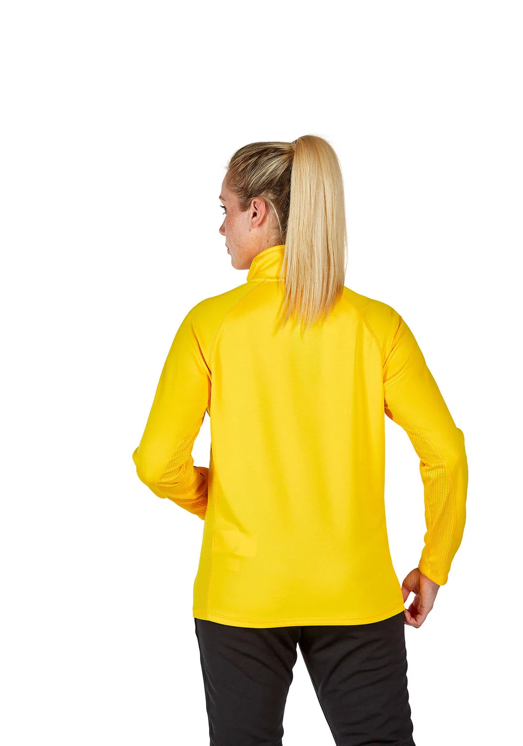 Детская полиэстеровая тренировочная куртка Liga Star Erima, GELB SCHWARZ — фото 3