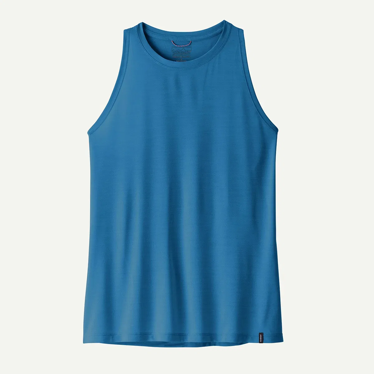 Женский топ-майка без рукавов Capilene Cool Ultra Tank Top Patagonia, Aquatic Blue/Light Aquatic Blue X-Dye — фото 2