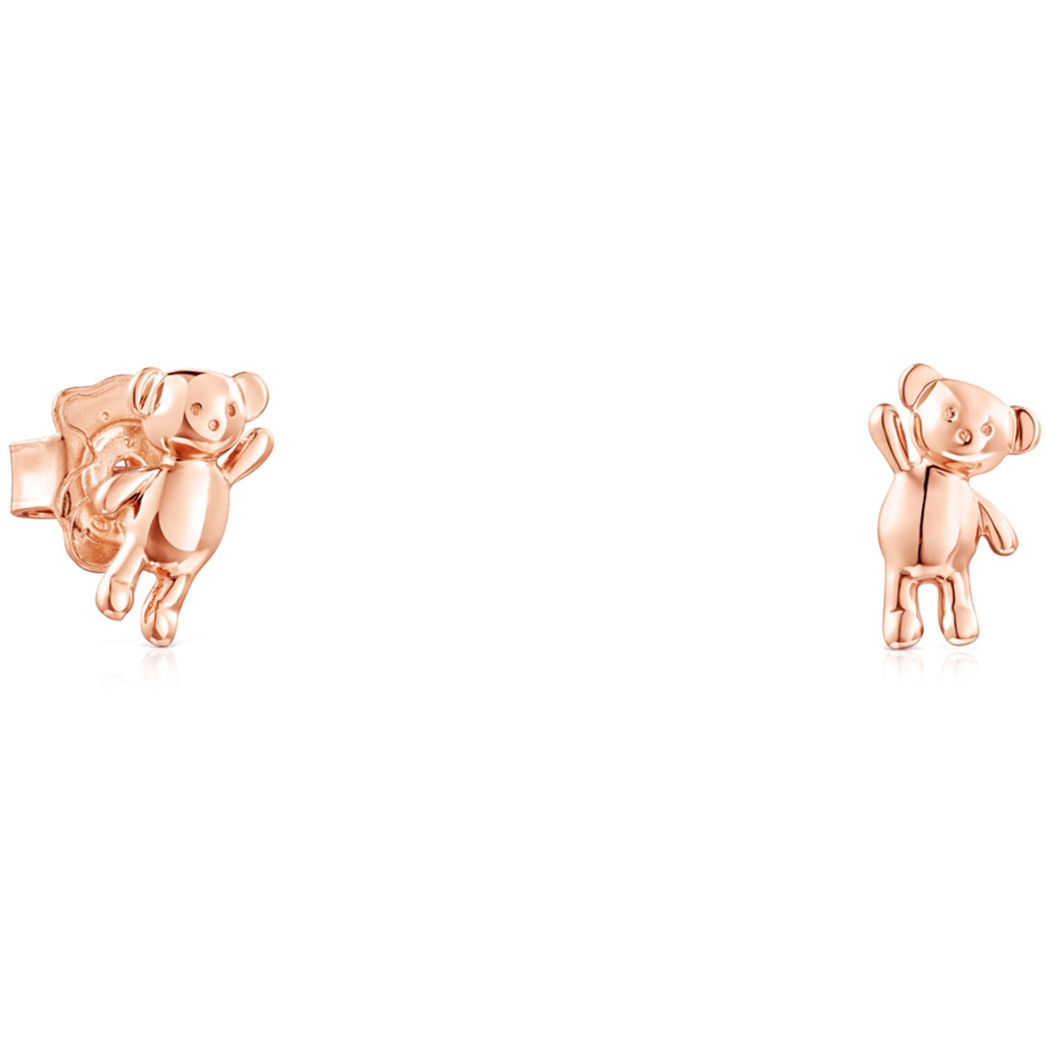 

Серьги Tous Teddy Bear, розовое серебро