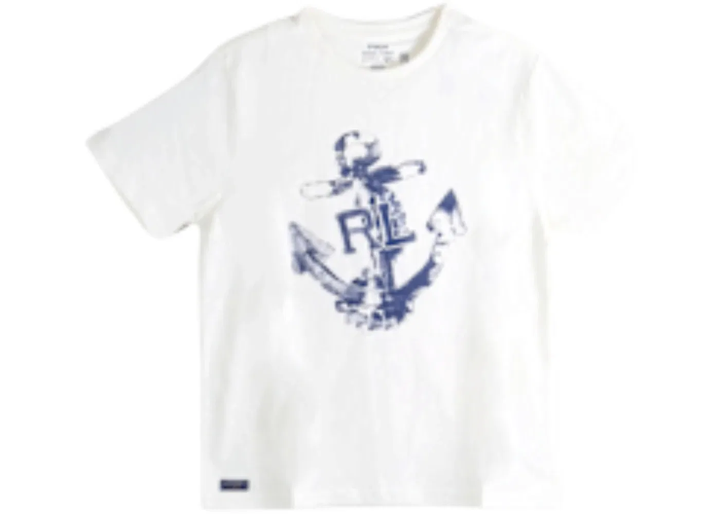 Мужская футболка с принтом Anchor Polo Ralph Lauren, Deckwash White