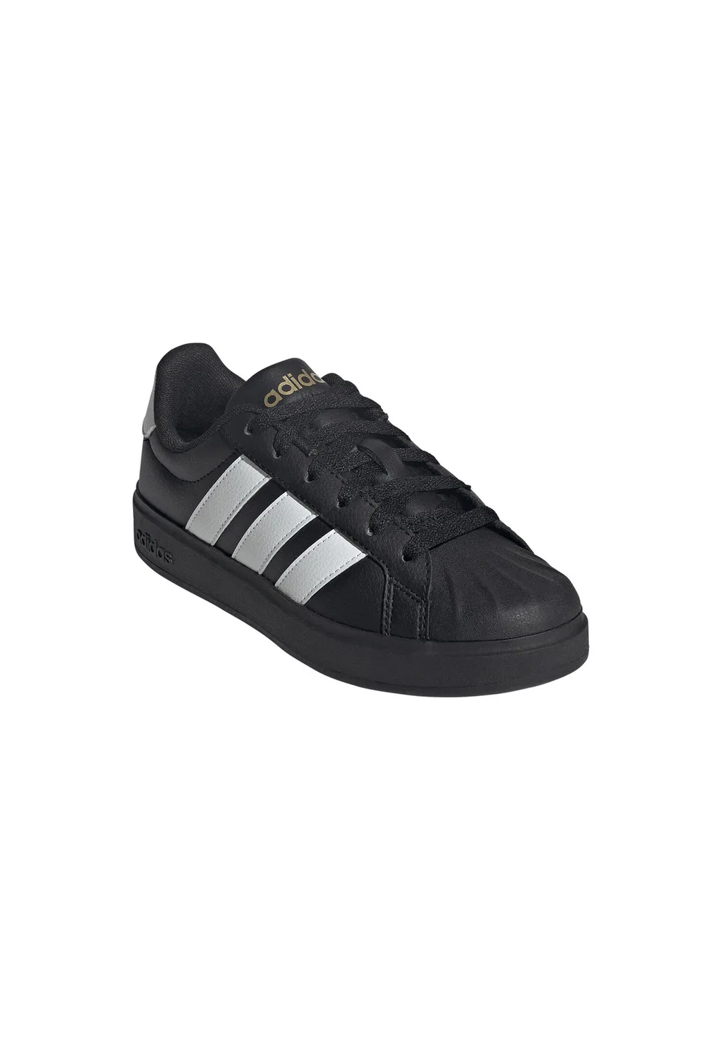 Детские кроссовки с принтом Streettalk J Adidas, Schwarz Weiß Gold