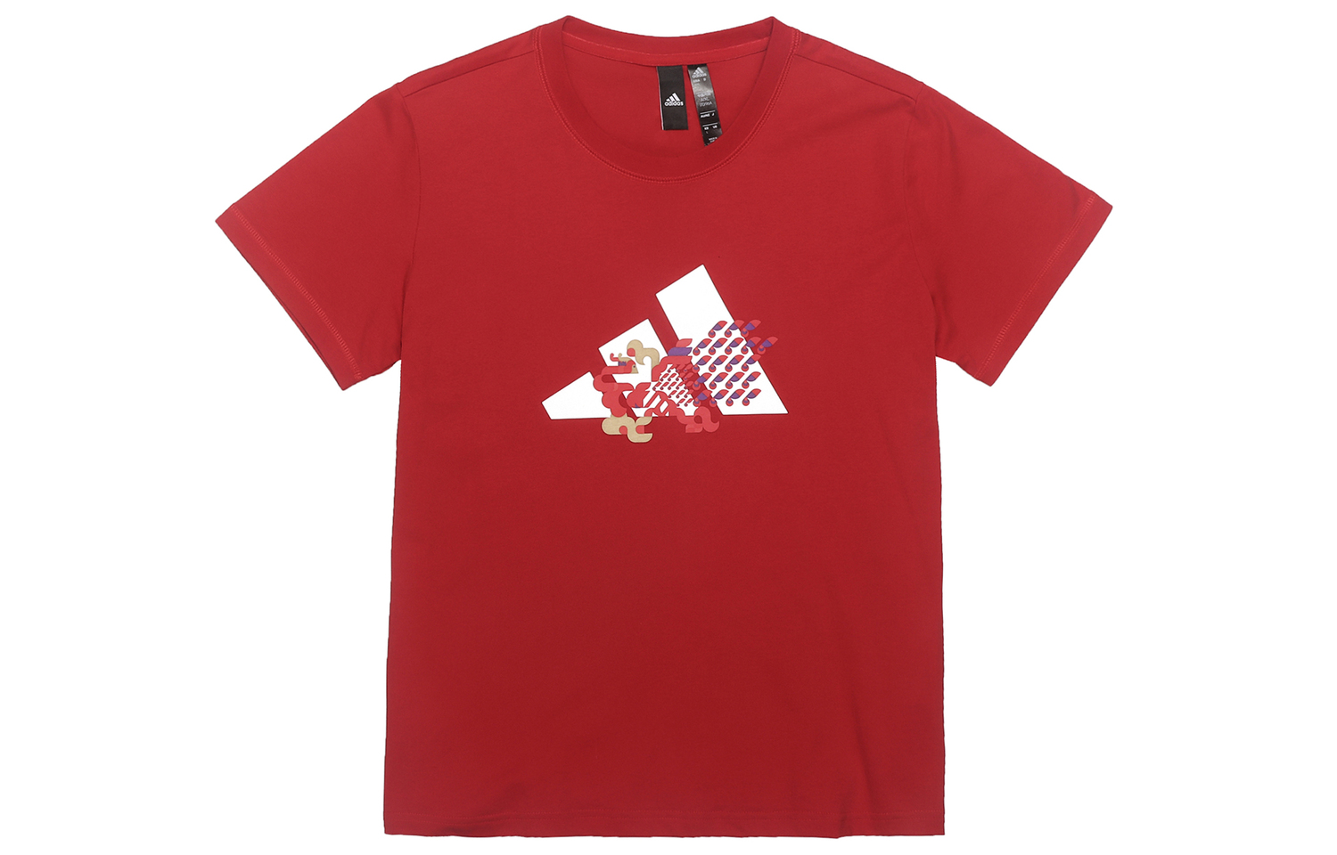 

Футболка с длинным рукавом Женская Светло-Алая Adidas