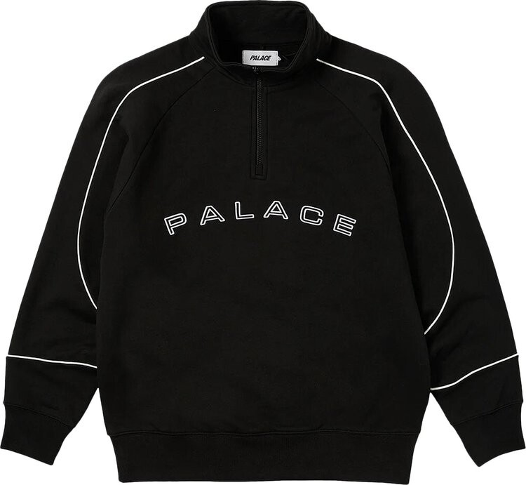 

Толстовка Palace Sport Piped 1/4 Zip 'Black', черный