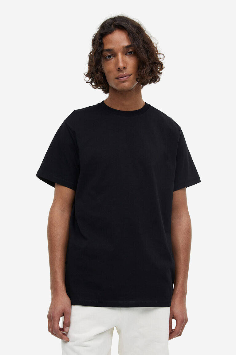 

Футболка coolmax стандартного кроя H&M, черный