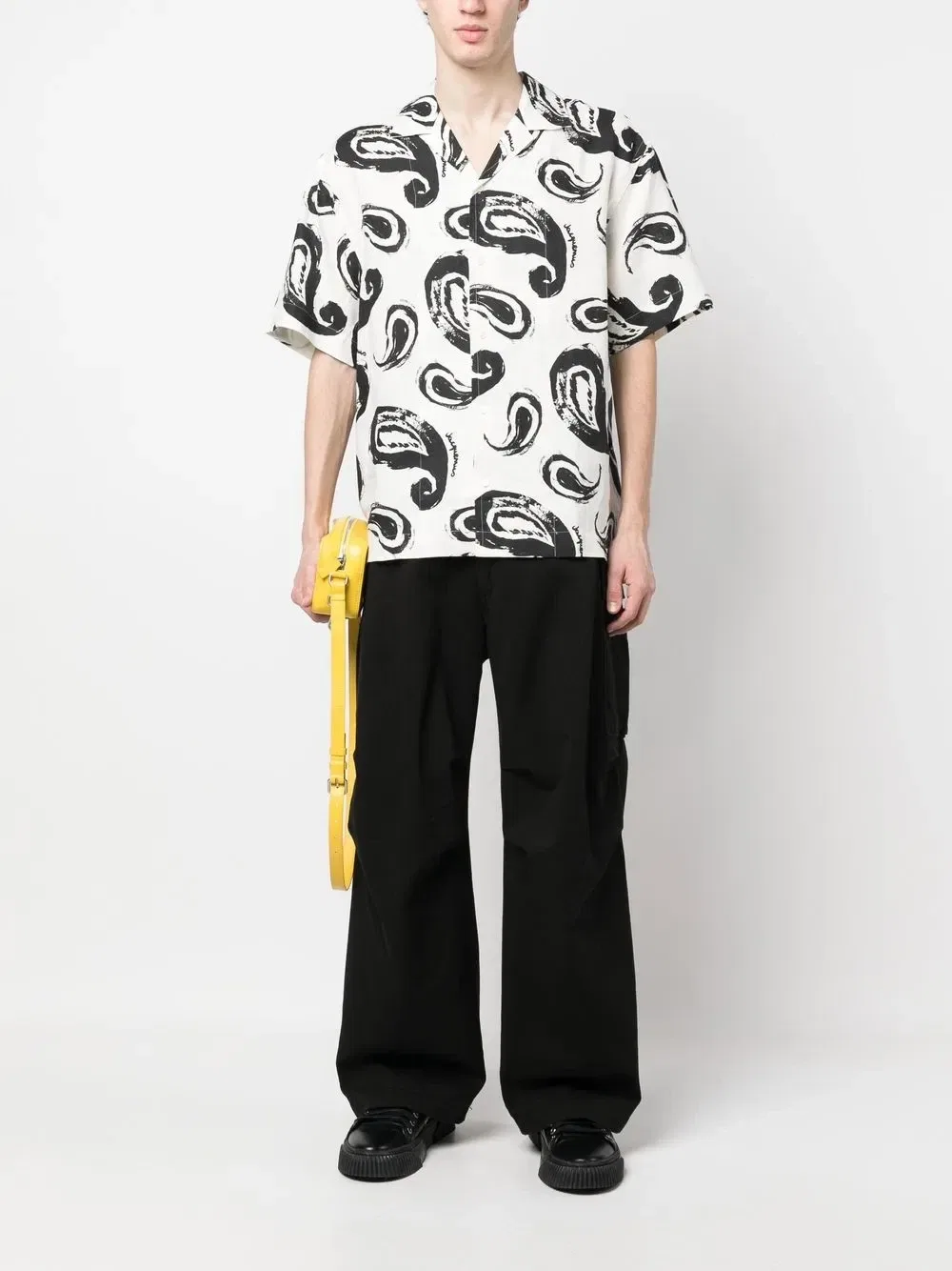 Рубашка La Chemise Jean с принтом пейсли Jacquemus, белый — фото 2