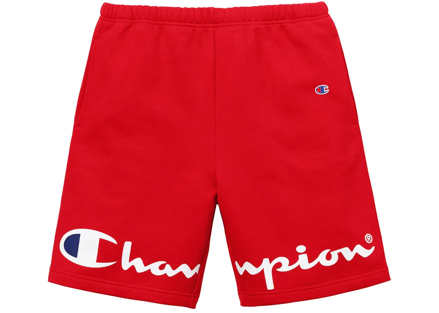 Мужские шорты с принтом Supreme Sweatshort Supreme, Red