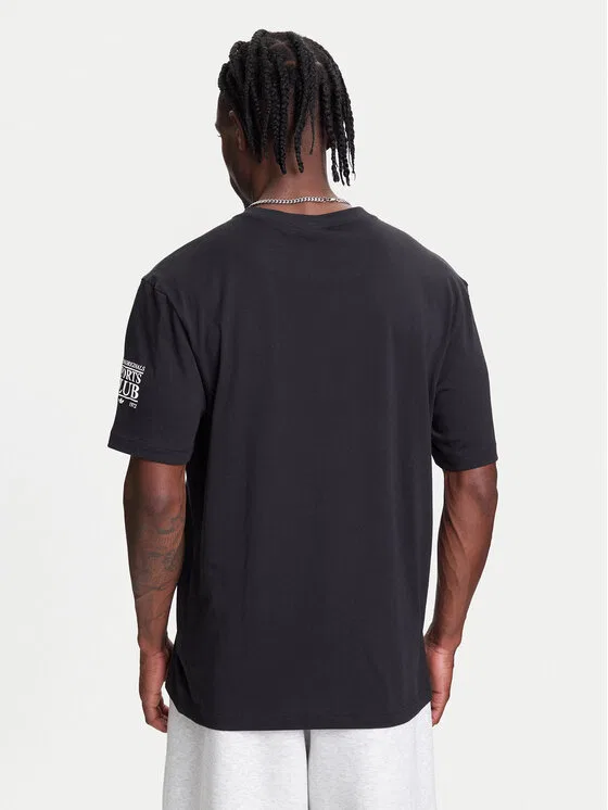 Футболка regular fit 90s Football Graphic Adidas, черный — фото 3