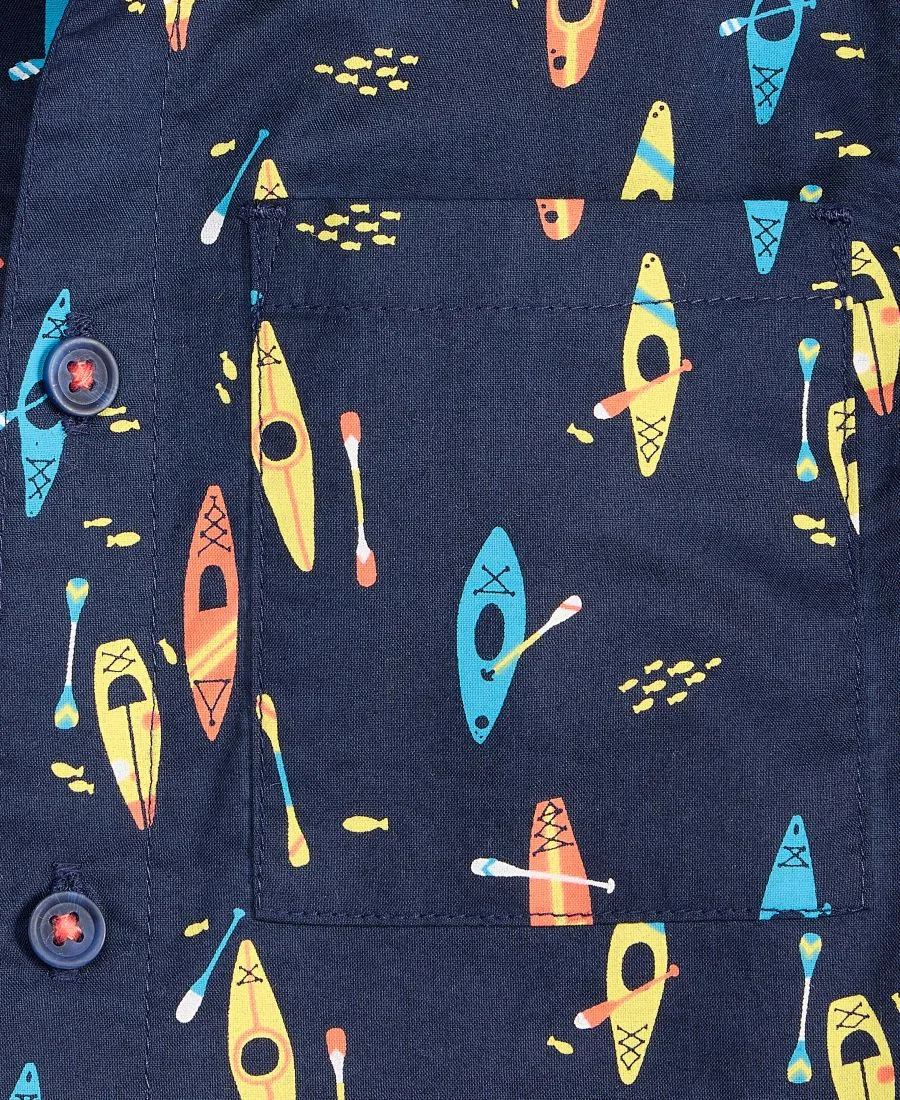 Комплект из рубашки и шорт для мальчика, с принтом, Epic Threads, Navy Nautical — фото 3