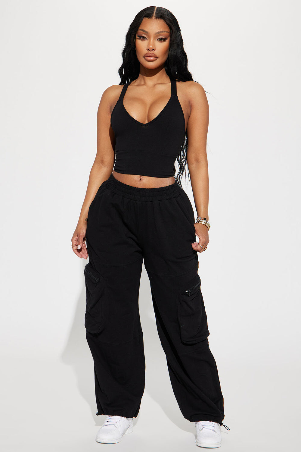 

Джоггеры Fashion Nova SM200SET, черный