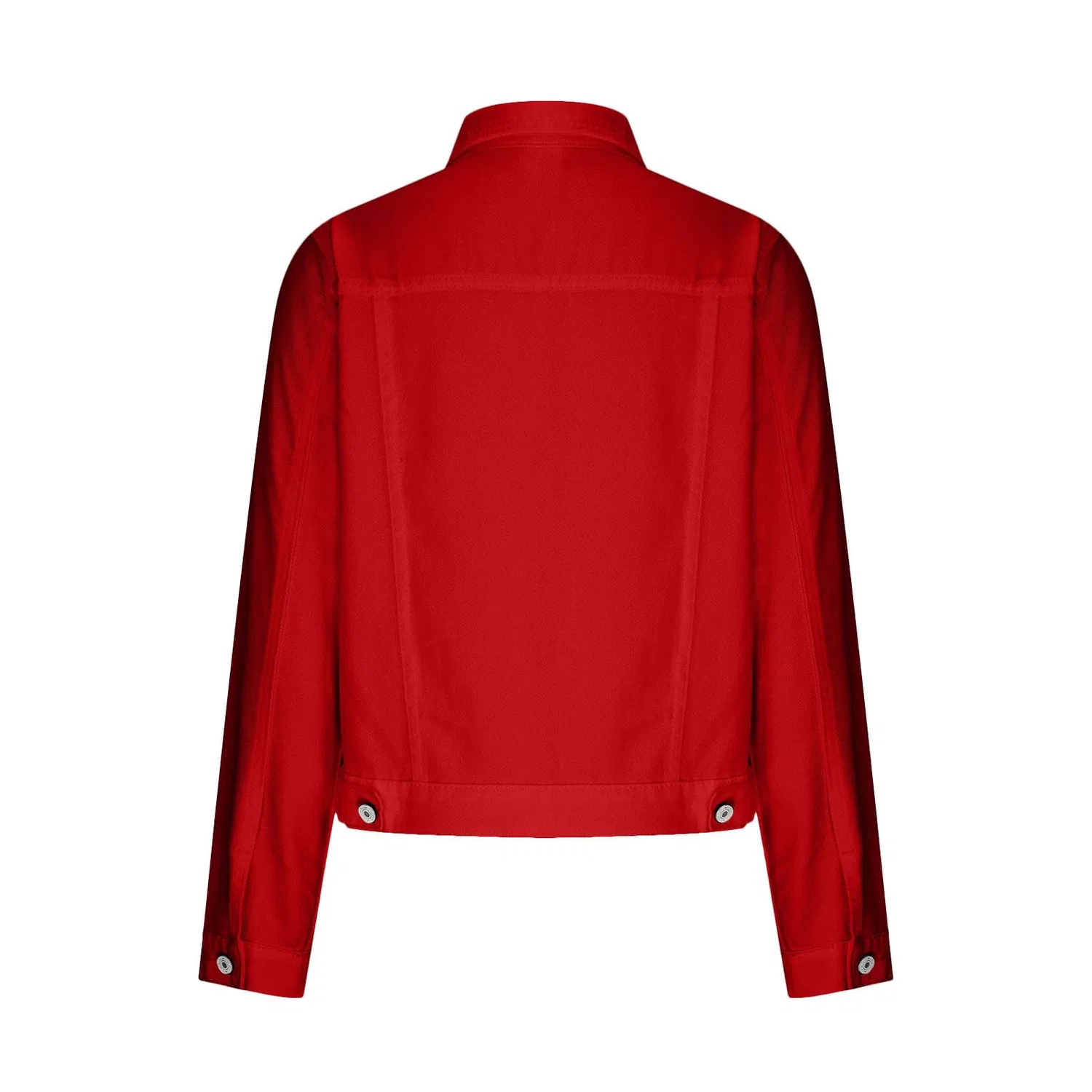 Женская джинсовая куртка с принтом Petite Denim Jacket, Red — фото 4