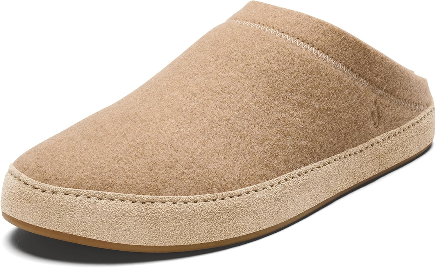 

Мужские тапочки-муляжи OLUKAI Hamani Hulu из шерсти, мягкие и удобные тапочки с высококачественными материалами, овчина и итальянский фетр, для ношения весь день, Oatmeal/Oatmeal