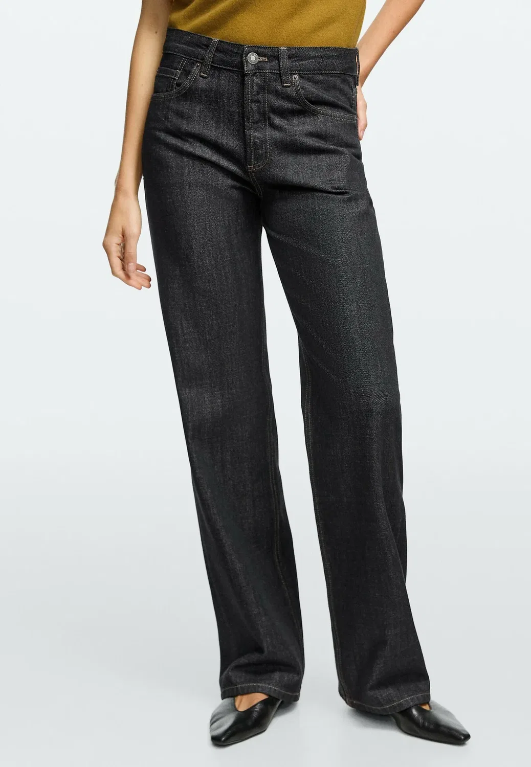 Джинсы свободного кроя Massimo Dutti, Dark Blue