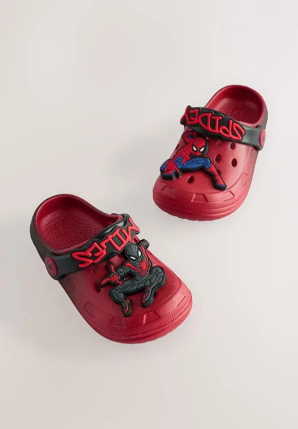 Клоги из синтетики Regular fit - clogs Next, Red, черный/красный — фото 4