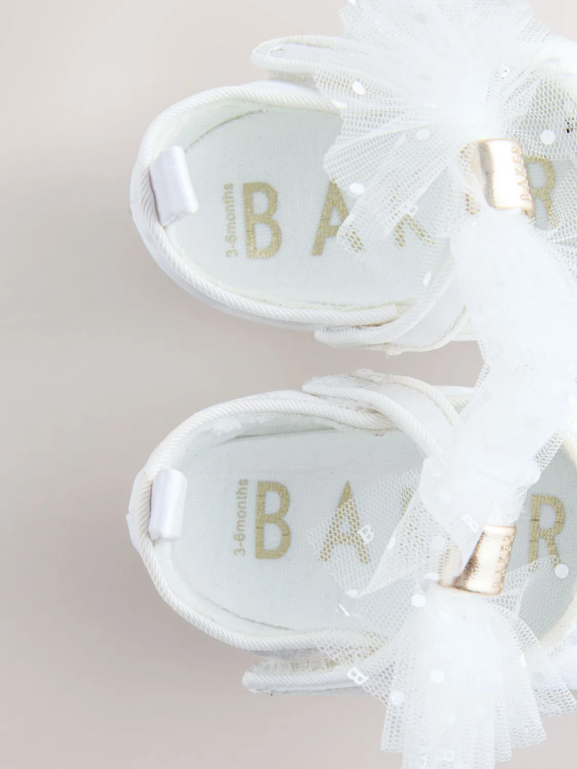Туфли Мэри Джейн с бантом Baker by Ted Baker, кремовый — фото 4
