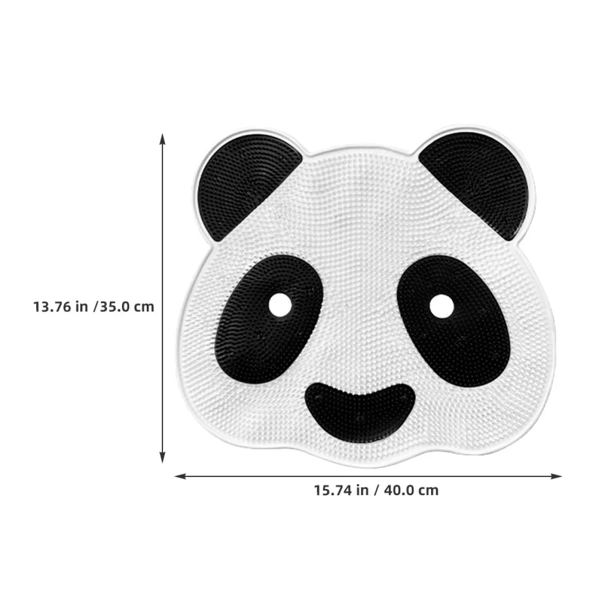 Скребок для ног с массажем, Panda, TPR, 40x35x0.5 см, Многоцветный Lurrose — фото 2